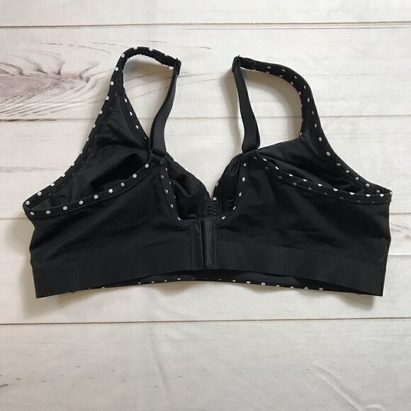 Cacique Black with Polka Dots Bra Size 40C - Picture 2 of 7